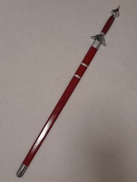 Image 11 of SET - Training Tai Chi Jian Blunt Steel Sword + Carrying Bag Martial Arts Knives Sticks MMA Wu Shu