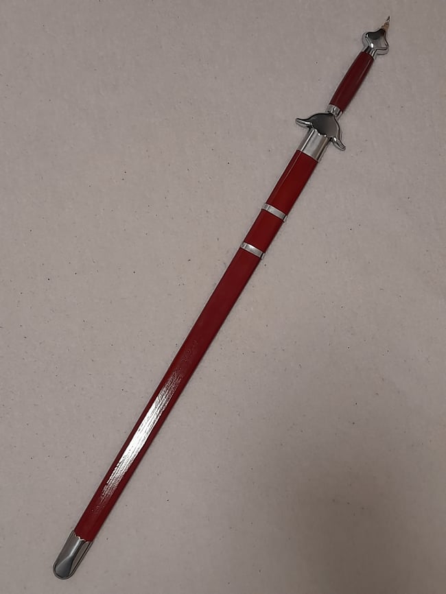 SET - Training Tai Chi Jian Blunt Steel Sword + Carrying Bag Martial Arts Knives Sticks MMA Wu Shu