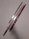 SET - Training Tai Chi Jian Blunt Steel Sword + Carrying Bag Martial Arts Knives Sticks MMA Wu Shu