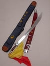 SET - Training Dao Kung Fu Blunt Steel Sword + Carrying Bag Martial Arts Knives Sticks MMA Wu Shu