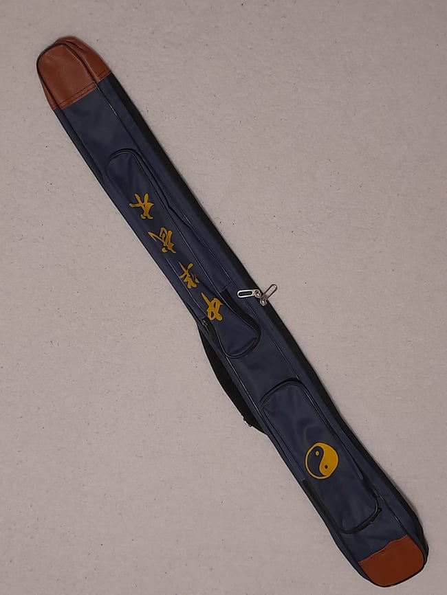 SET - Training Dao Kung Fu Blunt Steel Sword + Carrying Bag Martial Arts Knives Sticks MMA Wu Shu