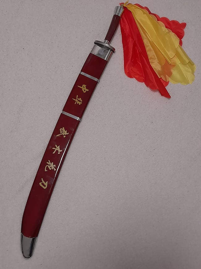 SET - Training Dao Kung Fu Blunt Steel Sword + Carrying Bag Martial Arts Knives Sticks MMA Wu Shu