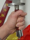 SET - Training Dao Kung Fu Blunt Steel Sword + Carrying Bag Martial Arts Knives Sticks MMA Wu Shu