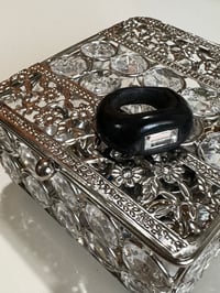Image 3 of Crystal Black Baguette 🩶🖤