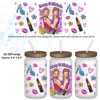 Movie Favorite Romy Michele  Uv Dtf Wrap Single Sided W0822
