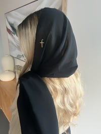 Image 2 of Holy Cross Veil (Black)