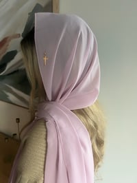 Image 1 of Holy Cross Veil (Dusty Purple)