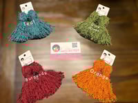 Image of Distressed Tassels Solid Colors (Clip-Ons available)