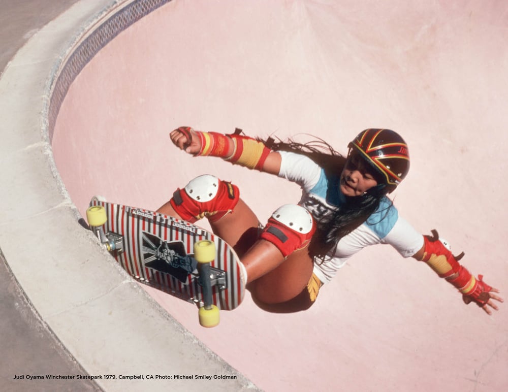 Image of Judi Oyama Winchester Frontside Grind 1979 EC Close Up