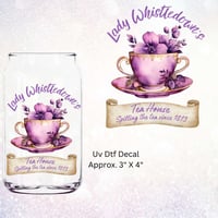 Lady Whistledown Bridgerton Double Sided Uv Dtf Decal T16