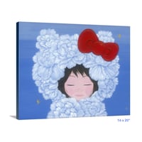 Image 1 of 'Kitty In Love' LE Canvas Wrap