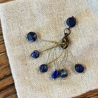 MINI ANNEAUX MARQUEURS Lapis-Lazuli doré