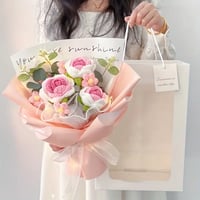 Knitted Handmade crochet rose flowers 