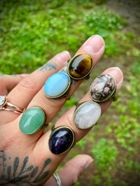 Image 1 of gem stone rings 