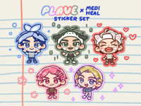 PLAVE x Mediheal Sticker Set