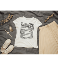 Image 1 of Bestie Trip Nutritional Facts Shirt 