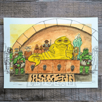 Image 1 of Jabba the Hut and Gang (original art)