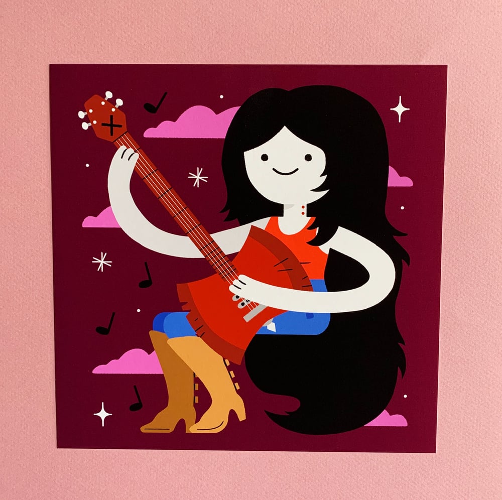 Image of Marceline the Vampire Queen Print