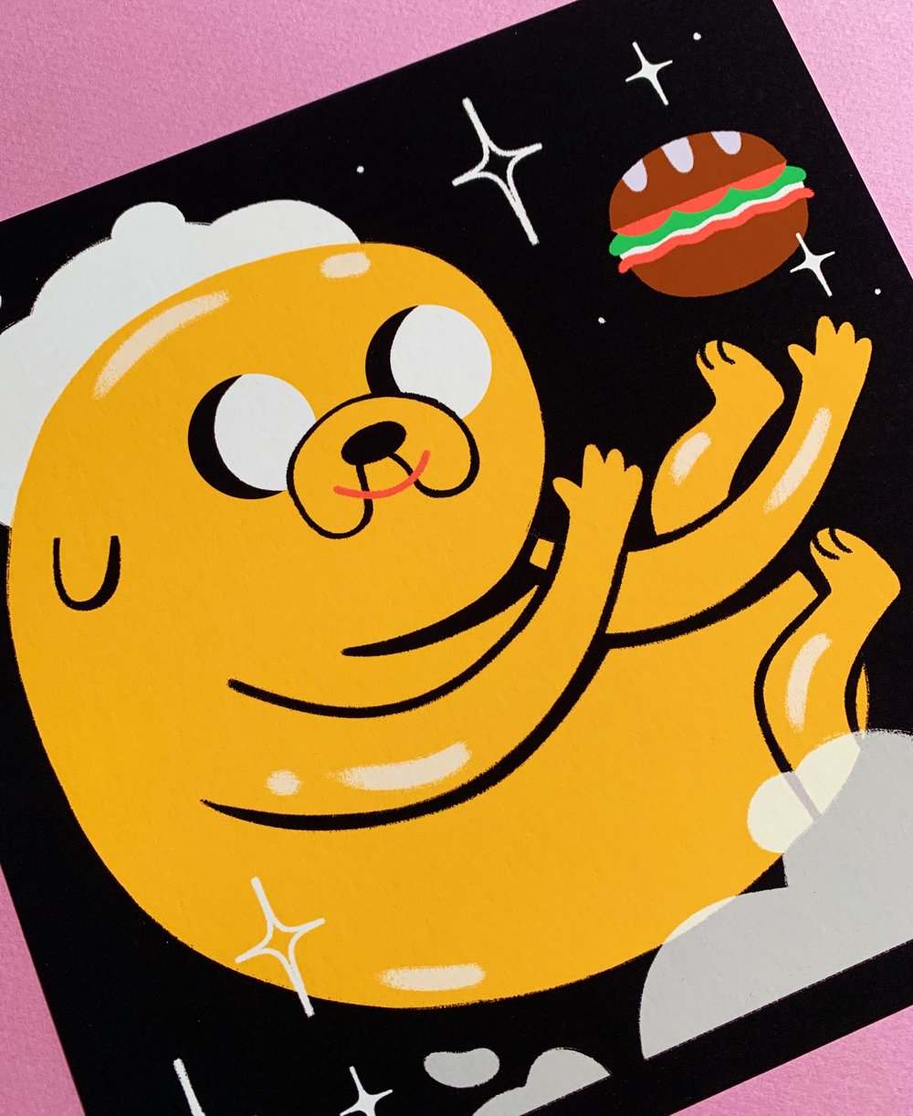 Image of Jake the Dog Print