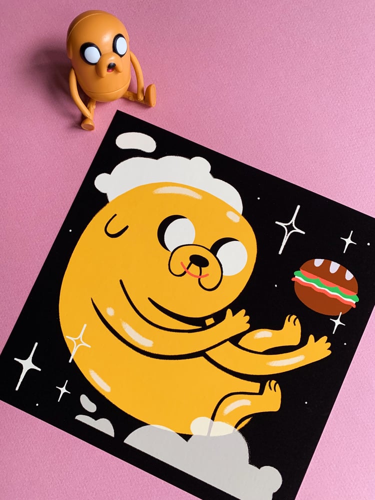 Image of Jake the Dog Print