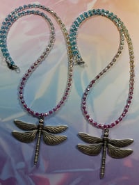 Image 1 of Ombre Dragonfly Necklace