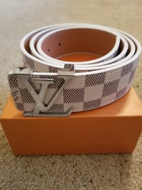 Image 1 of LV Belt Cream 2023