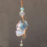 Image 5 of Aura Chalcedony Rosette 14k Gold Filled Pendant