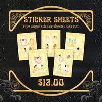 Image 1 of Angelic Sticker Sheet Pack