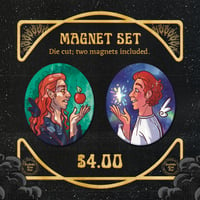 Crowley Angel & Demon Magnet Set