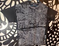 Image 1 of Geometric Realms Tee Sideways Print