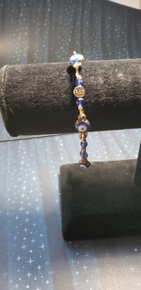 Image 2 of Evil Eye Bracelet Gold Tone