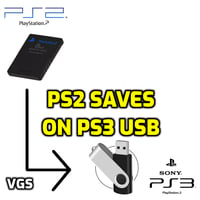 PS2 on PS3 USB - VGS Custom Save File Request