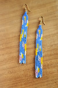 Image 2 of Makalu- Fringe Beaded Earrings