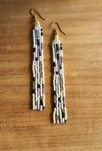 Image 3 of Makalu- Fringe Beaded Earrings