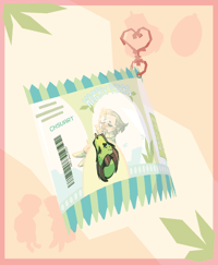 Image 1 of Harry Pears || Disco Elysium Candy Bag Charm (PREORDER)