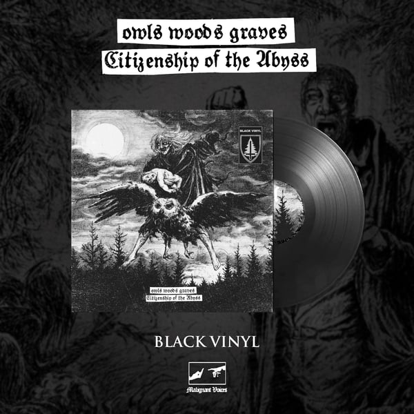 Image of OWLS WOODS GRAVES - Citizenship of the Abyss (BLACK VINYL) PRE-ORDER