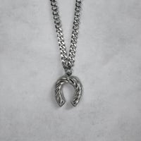 Image 1 of STEEL LUCKY NECKLACE 