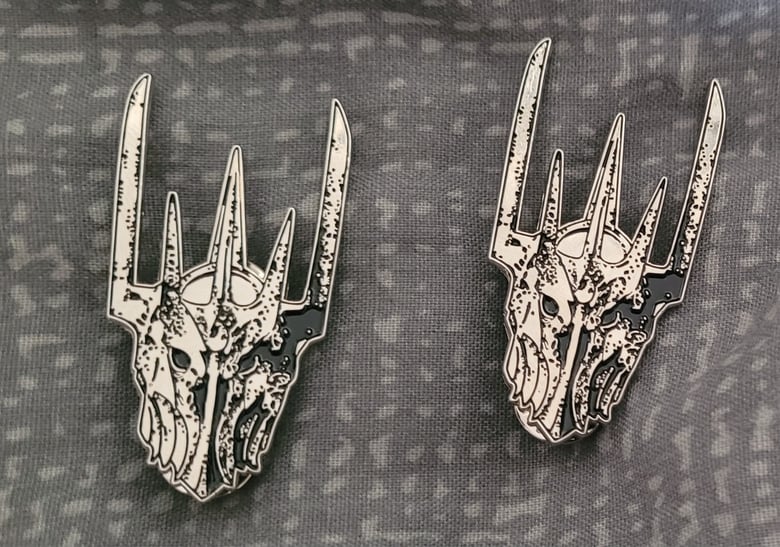 Image of Dark Lord(Sauron) Limited edition shaped enamel pin 