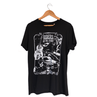 Image 1 of T-SHIRT UNISEXE /NOIR / RIDERS ON THE STORM