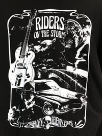 Image 2 of T-SHIRT UNISEXE /NOIR / RIDERS ON THE STORM