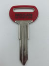 New uncut Nissan 'spare' keys in red or green