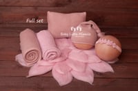 Image 1 of Newborn set pink cloud