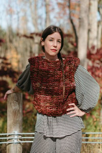 Image 9 of Brechin Vest (Limited Merino wool, more colours - shown in Ivory)