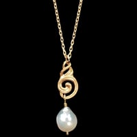 Image 5 of NUAGES BAROQUE Necklace Chain Petite with Pearl