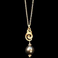 NUAGES BAROQUE Necklace Chain Petite - Black Pearl