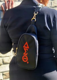 Black Symbol Sling Bag