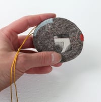 Image 3 of Textile pendant no.1