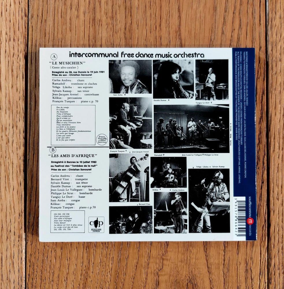 Image of Intercommunal Free Dance Music Orchestra - Le Musichien (FFL084CD)