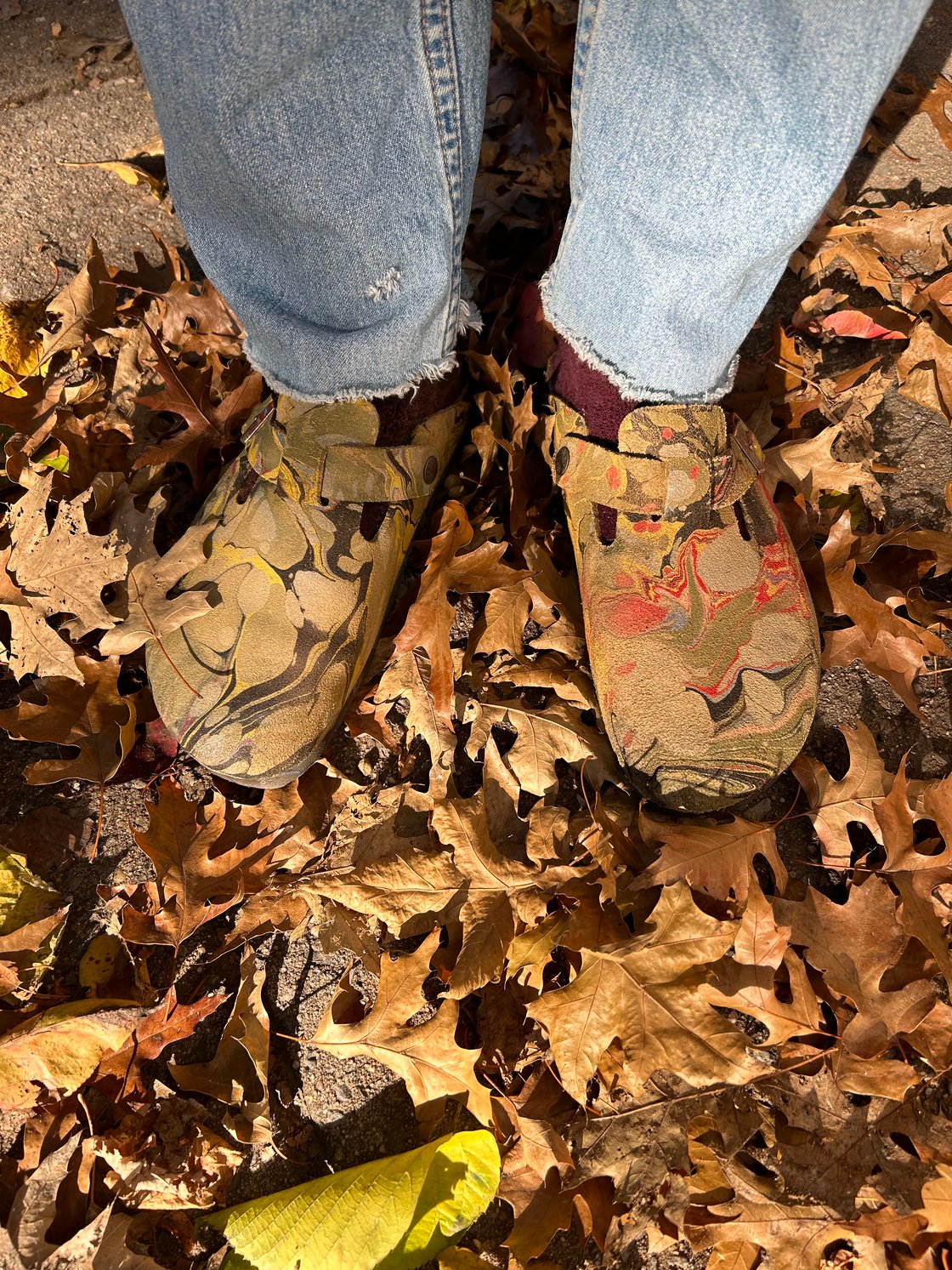 Image of Marbled Birkenstocks