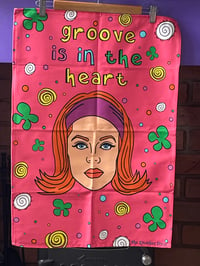 ‘Groove is in the Heart’ Teatowel